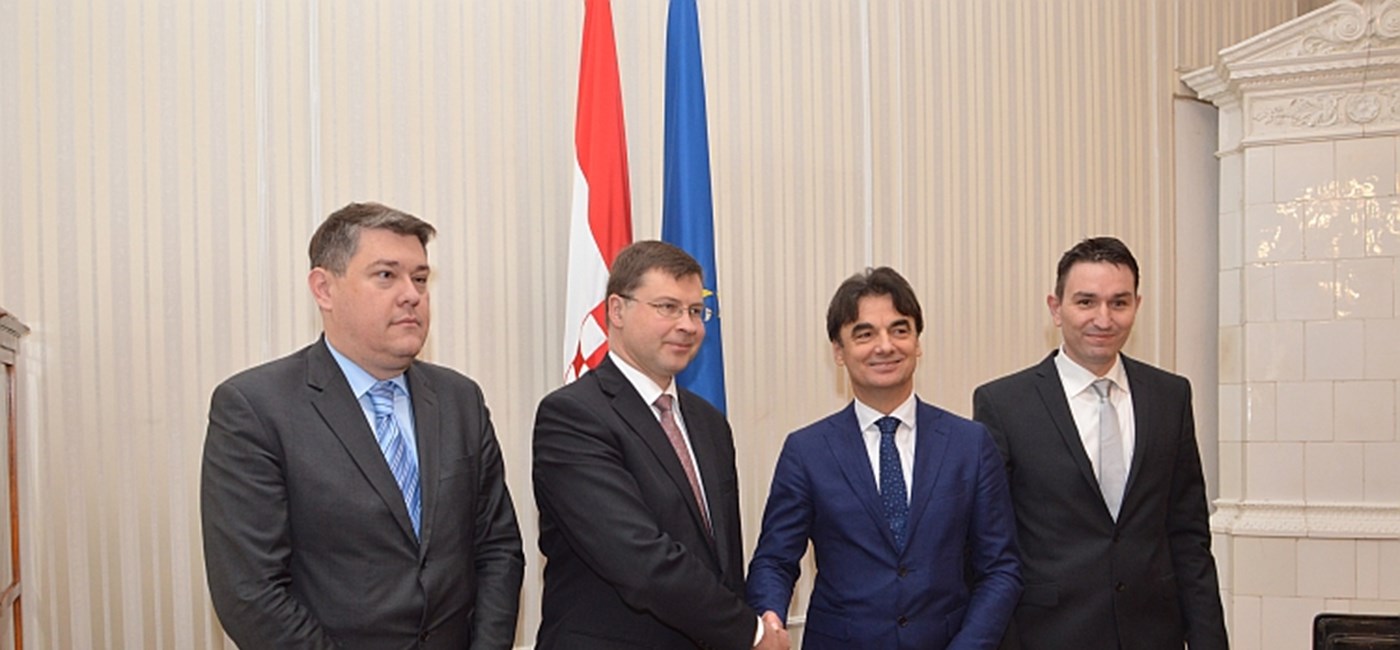 Potpredsjednik Grčić s potpredsjednikom Dombrovskisom: Poruka Vlade je vrlo jasna – ostajemo dosljedni provedbi reformi